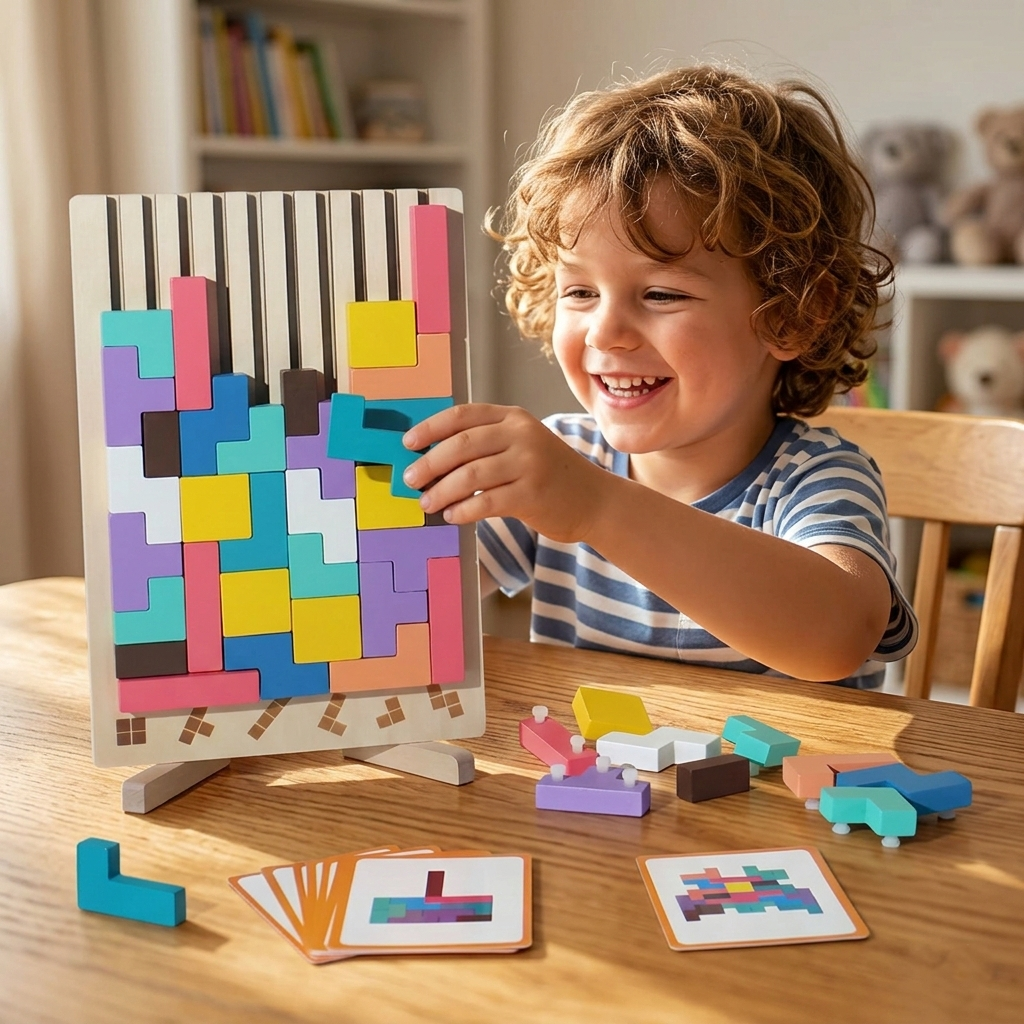 Cubivo™ Wooden Block Puzzle | Buy Online at Neyush Store - Best in India